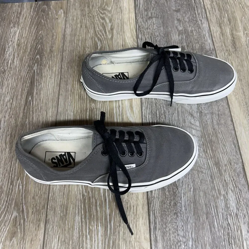 Vans US Size M 7 / W 8.5 Low Top Gray Lace Up Skateboard Sneaker Shoes